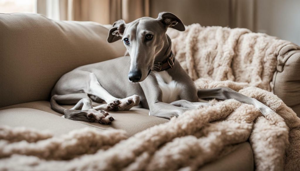 Greyhound chien d'appartement calme