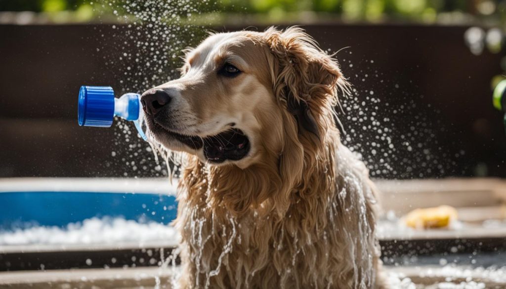 fréquence de bain pour chien