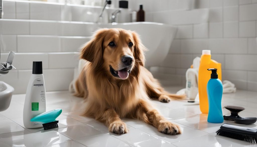 routine pour chien propre