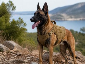 Harnais tactique chien