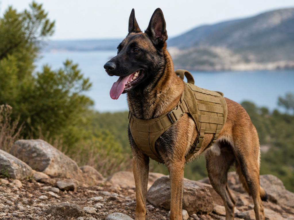 Harnais tactique chien